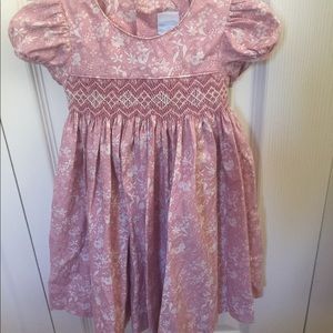 Floral smocked dress